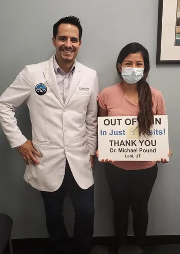 Shockwave Lehi UT Dr. Michael Pound with Patient