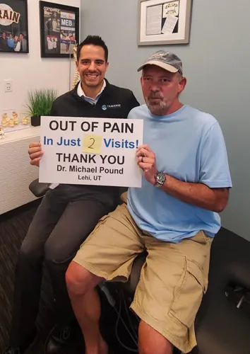 Shockwave Lehi UT Dr. Michael Pound with Patient