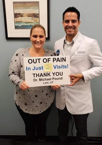 Shockwave Lehi UT Dr. Michael Pound with Patient