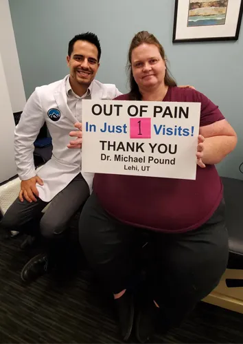Shockwave Lehi UT Dr. Michael Pound with Patient